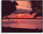 Sunset over Lake - click on the thumbnail to view the enlarged version