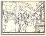 A Street Scene - click on the thumbnail to view the enlarged version