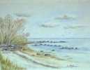 Beach of Grensholm in Sweden