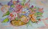 Flowers in a basket
