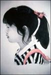 Girl With Pink Ribbon - click on the image to enlarge it.