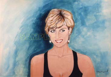 Diana at Charity Benefit by S. Robert Lynch