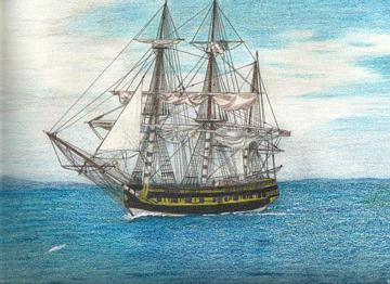 The Tall Ship by Judy Josey - click on the thumbnail to view the enlarged version