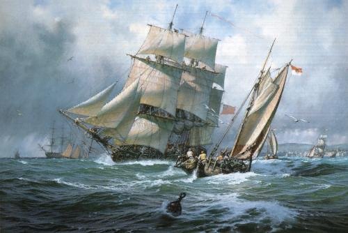 A King's Ship by John Groves - click on the thumbnail to view the enlarged version