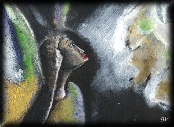 Angel Listening - click on the thumbnail to view the enlarged version 