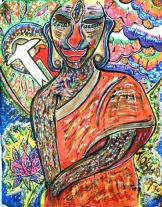 Buddhist Monk by Toshi