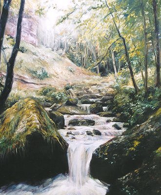 Waterfalls at Herisson, France by Marjolein Kruijt