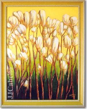 Flowers on Yellow by Jose Javier Cabello