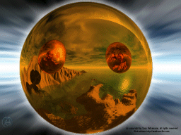 World in a Sphere - click on the thumbnail to view the enlarged version