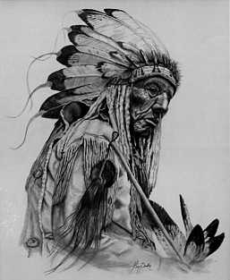 Pensive Warrior by Gary Bendler