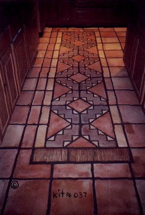 Tiled Rug Kit no.037 - click on the thumbnail to view the enlarged version