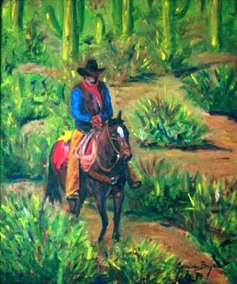 Saguaro Trail by James Bayer - click on the thumbnail to view the enlarged version