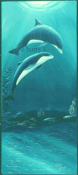Dolphin Duo by Elizabeth Burry - click on the thumbnail to view the enlarged version